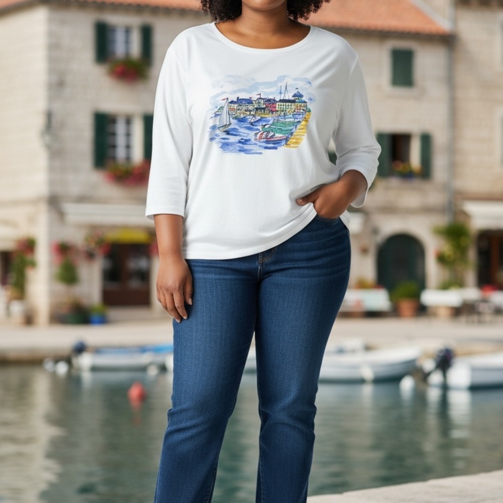 Talbots 3/4 Sleeves TShirt